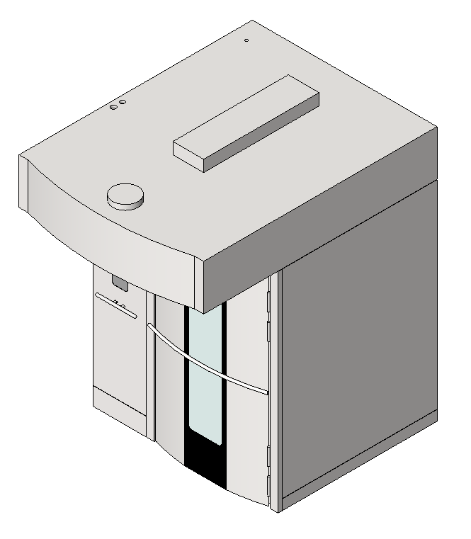 Revit Families Rotating Rack Ovens Double Gas